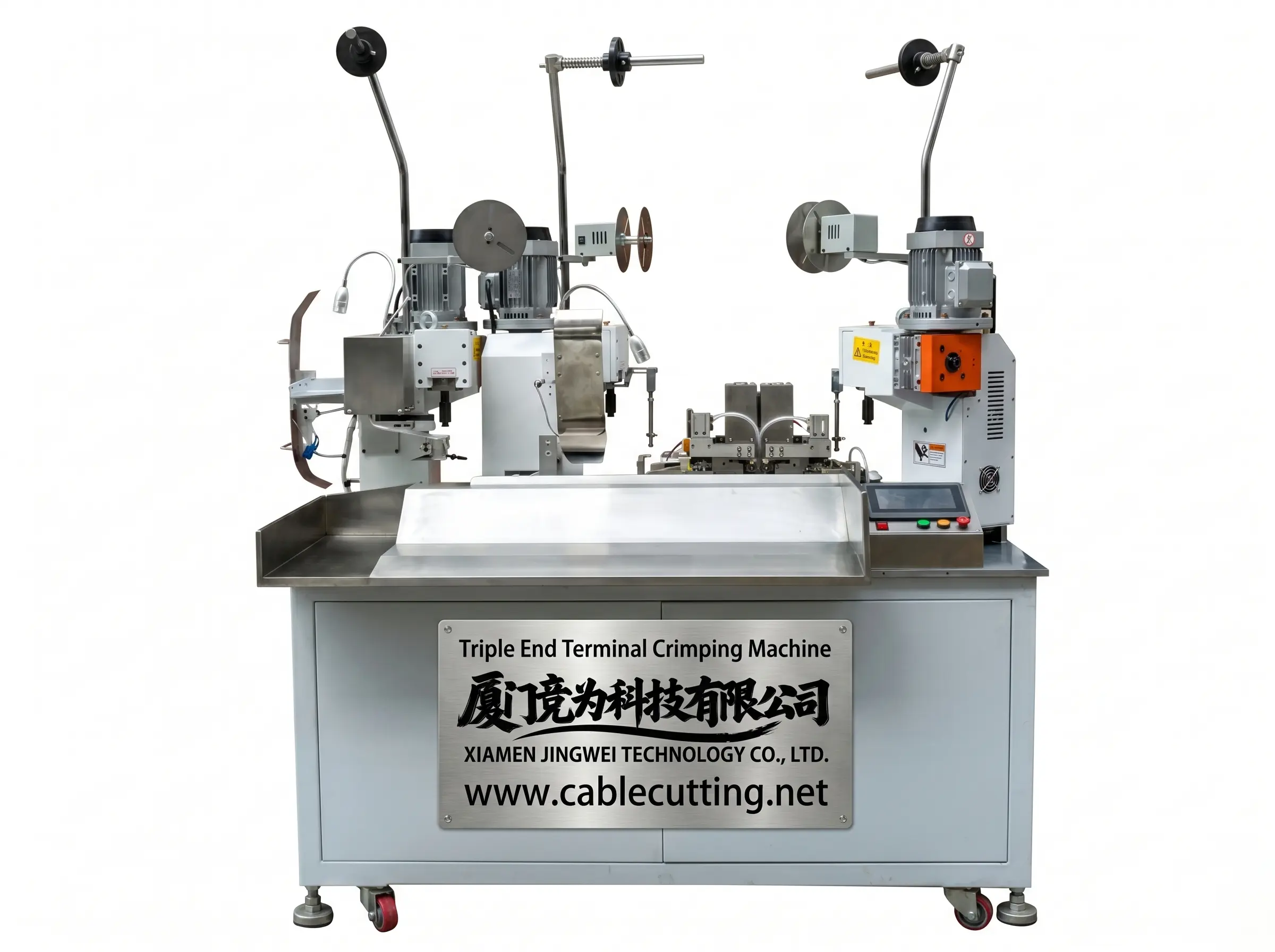 Machine de Sertissage Automatique Triple Extrémité WPM-189 | JINGWEI