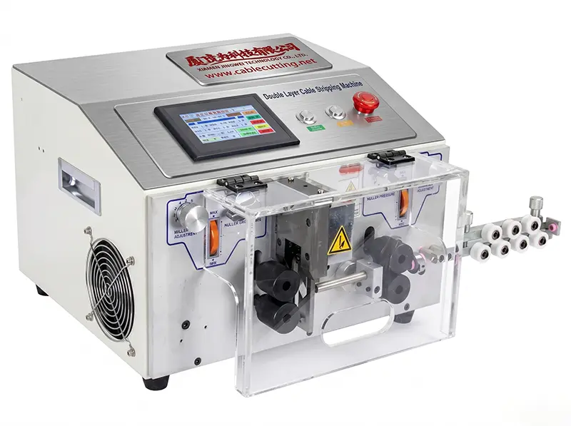 Machine à Dénuder et Couper Câbles Double Couche Gaine Ronde WPM-YHT3