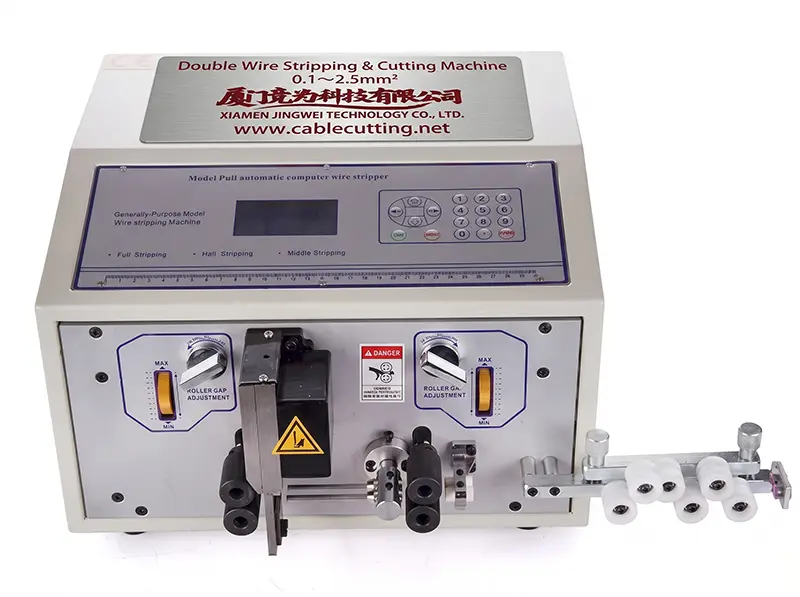 Machine de dénudage double fil WPM-09F - Dénudeuse industrielle haute performance