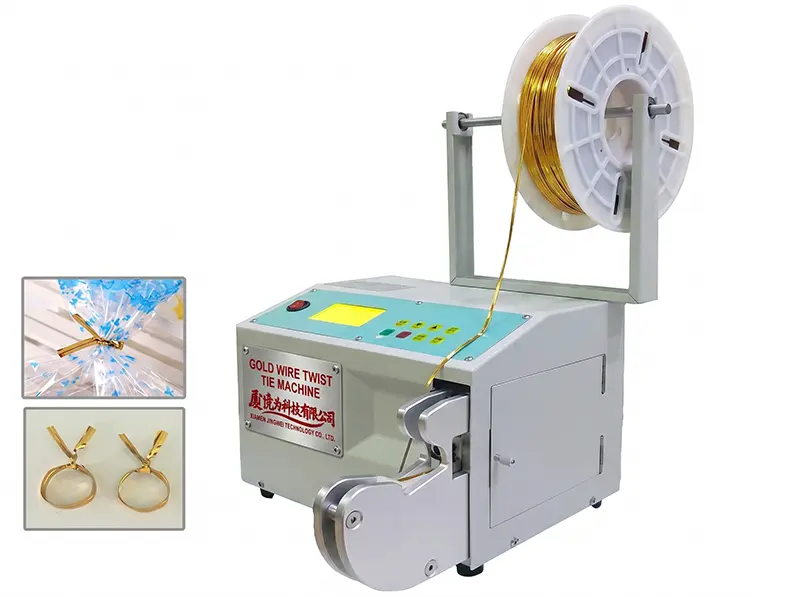 Machine à ligaturer automatique fil doré WPM-GW pour sacs plastiques et fleurs