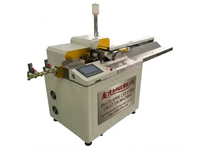 Machine Multifilaire Coupe Dénudage Torsion Étamage Automatique WPM-SZ-02 Thumb