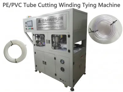 Machine de Coupe, Enroulement et Liage de Tubes PE/PVC Automatique 02SL