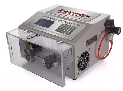 Machine de Coupe et Dénudage Automatique de Câbles Gainés 25mm² WPM-09HT2 Thumb