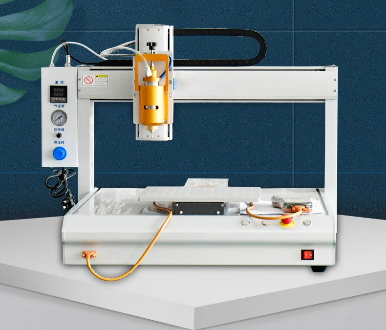 Robot de distribution de colle solide thermofusible Robot distributeur de colle de bureau 551 de haute qualité, Robot de distribution de colle thermofusible de viscosité