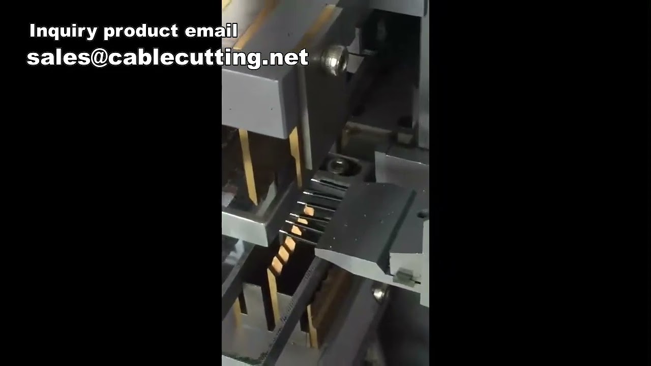 Machine automatique 5 lignes pour étamer, couper et dénuder les fils d'ordinateur – Torsion et trempage à l'étain
