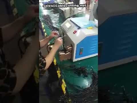 Machine à enrouler et lier les câbles d’écouteurs – Attache torsadée automatique