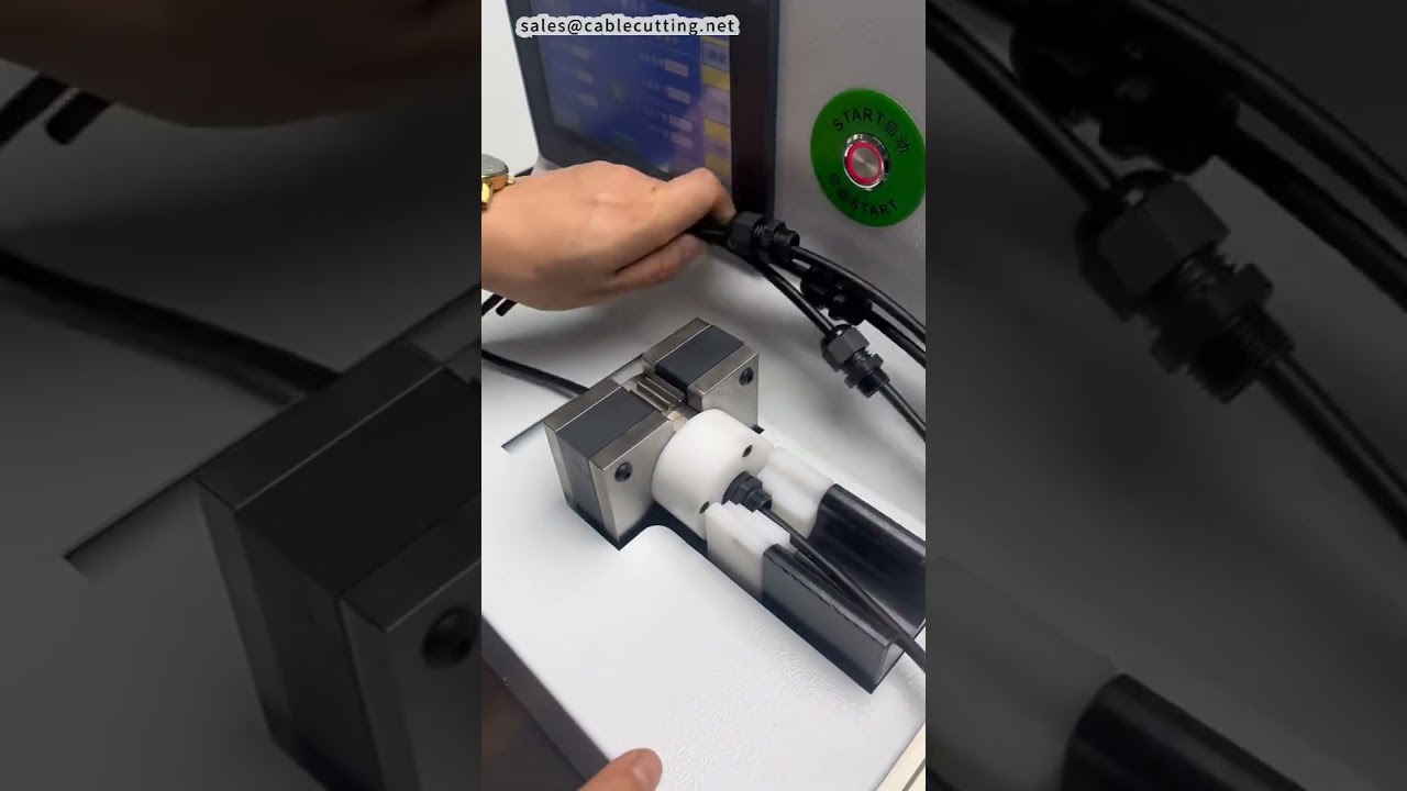 Nouvelle machine à sertir les écrous qui fonctionne avec des fils aux deux extrémités #usine #machine