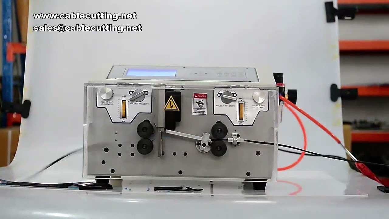 Dénudeuse automatique double 0,1-4,5mm² (AWG 28-10) | Coupe et dénudage de câbles 300W