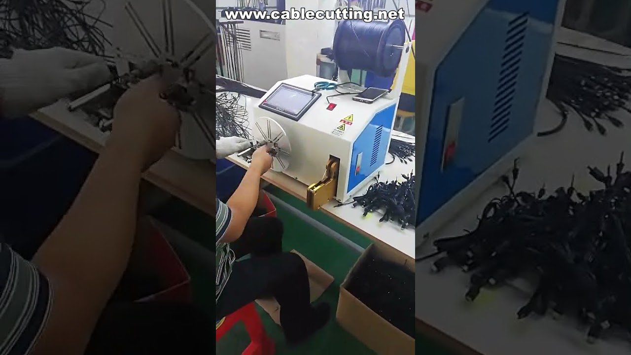 Machine à enrouler les câbles – Attacheuse et ligatureuse automatique pour câbles USB et gainés