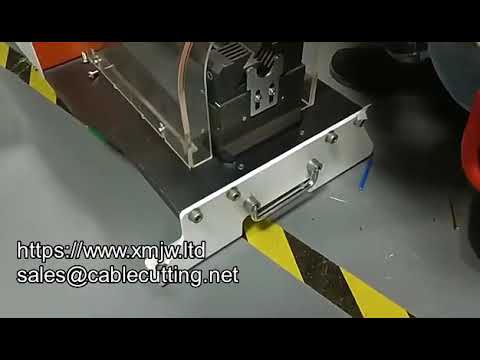 Machine à dénuder les câbles semi-automatique haute efficacité - Dénudeuse rotative pour gros câbles carrés