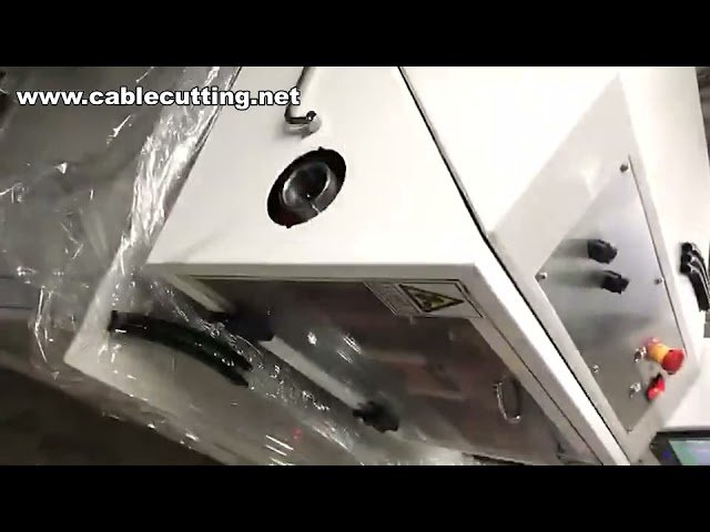 Machine de Rubanage Ponctuel et de Coupe de Corde Automatisée | Rubanage et Découpe Précise