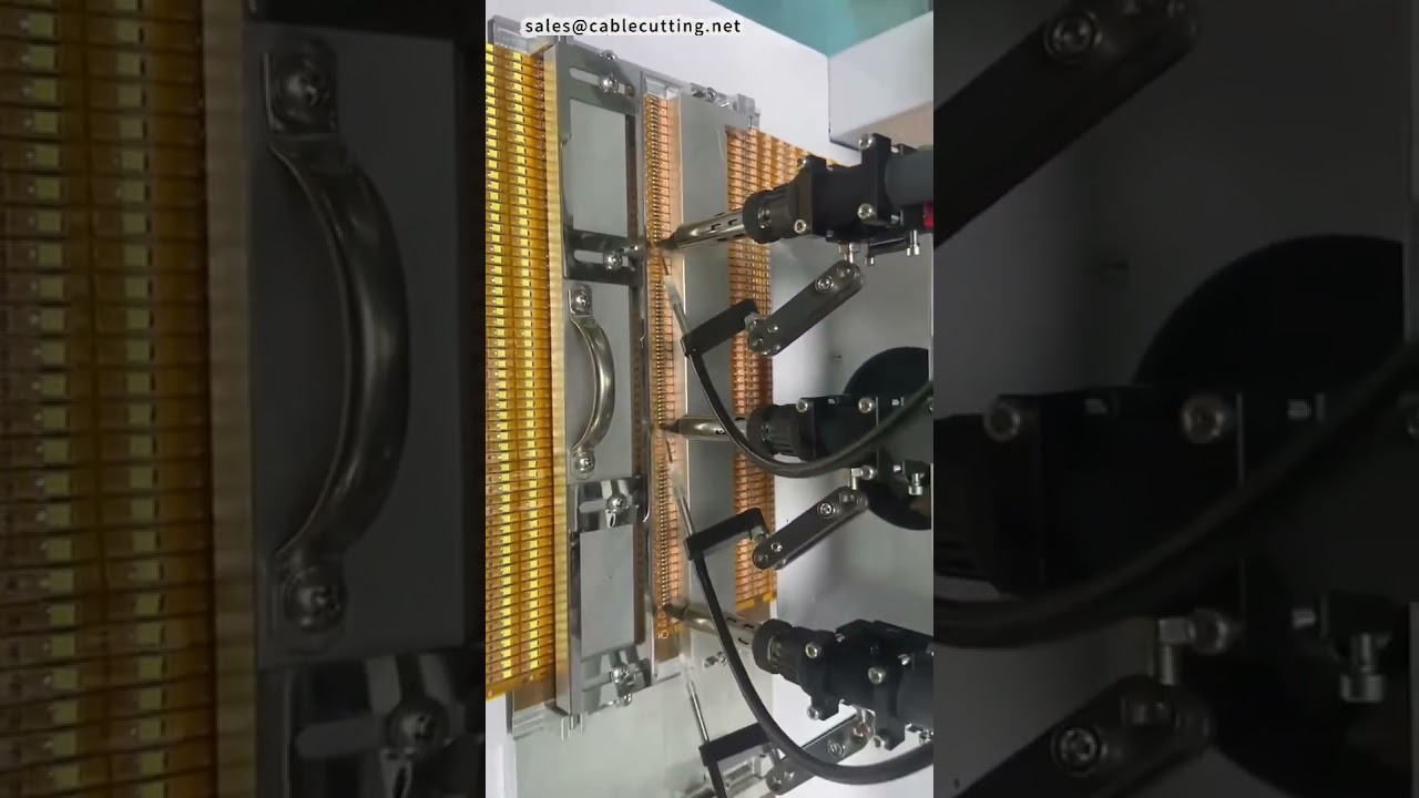 Machine de soudage de panneaux LED à double poste : plus de 10 000 points/heure #usine #machine