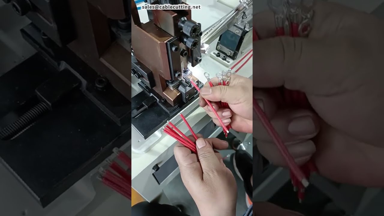 Machine de sertissage de bornes avec bol vibrant : boostez votre productivité #usine #machine