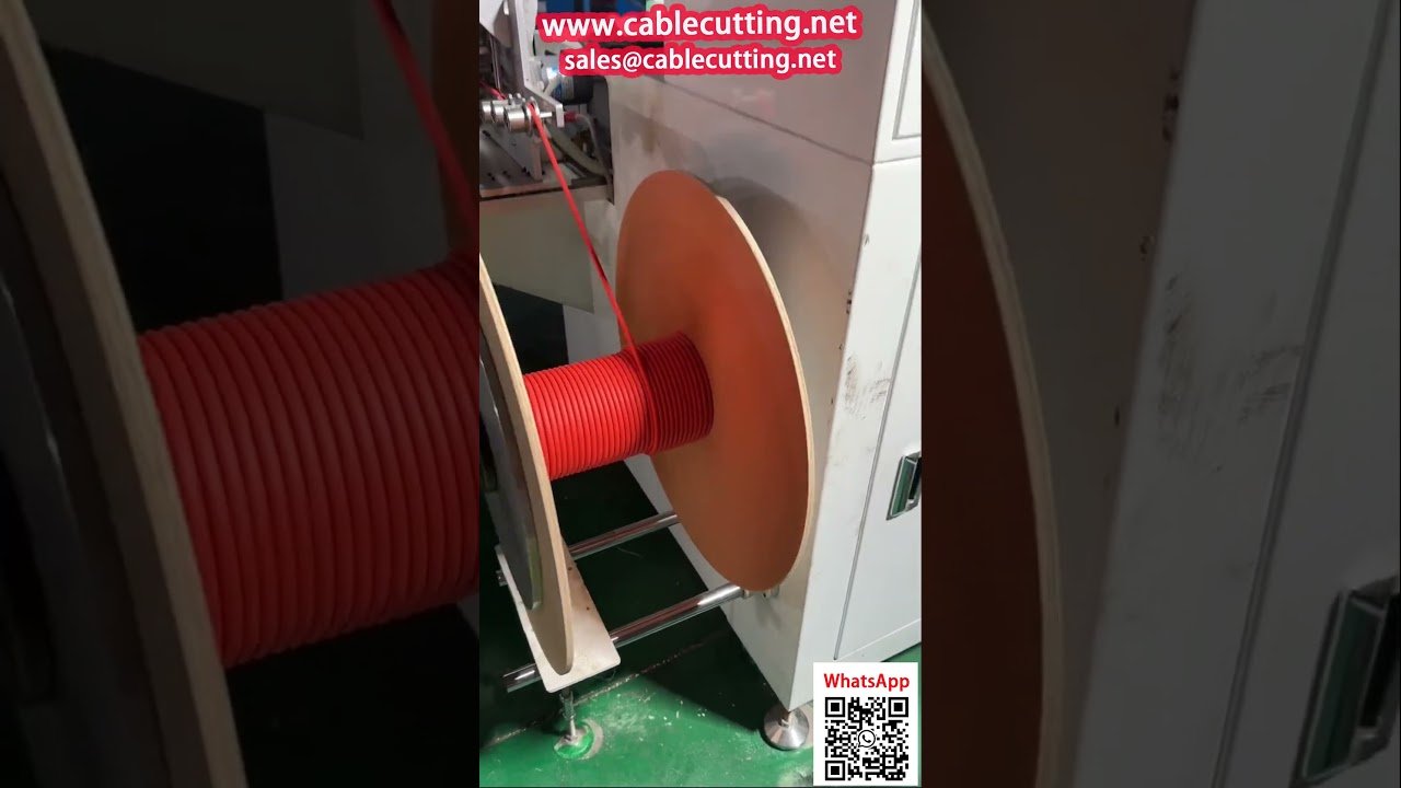 Machine à bobiner automatique pour tambours en bois avec compteur kilométrique de précision