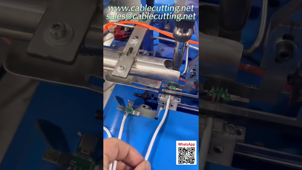 Machine de soudage à chargement manuel avec alimentateur vibrant optionnel | Traitement automatique des fils et câbles
