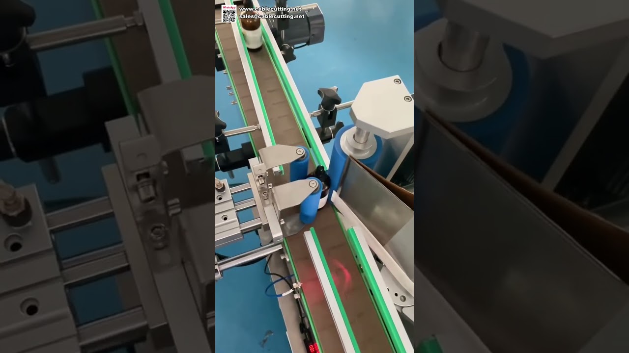 Système de distribution d'étiquettes Clear View : étiqueteuse automatique pour lignes d'emballage efficaces