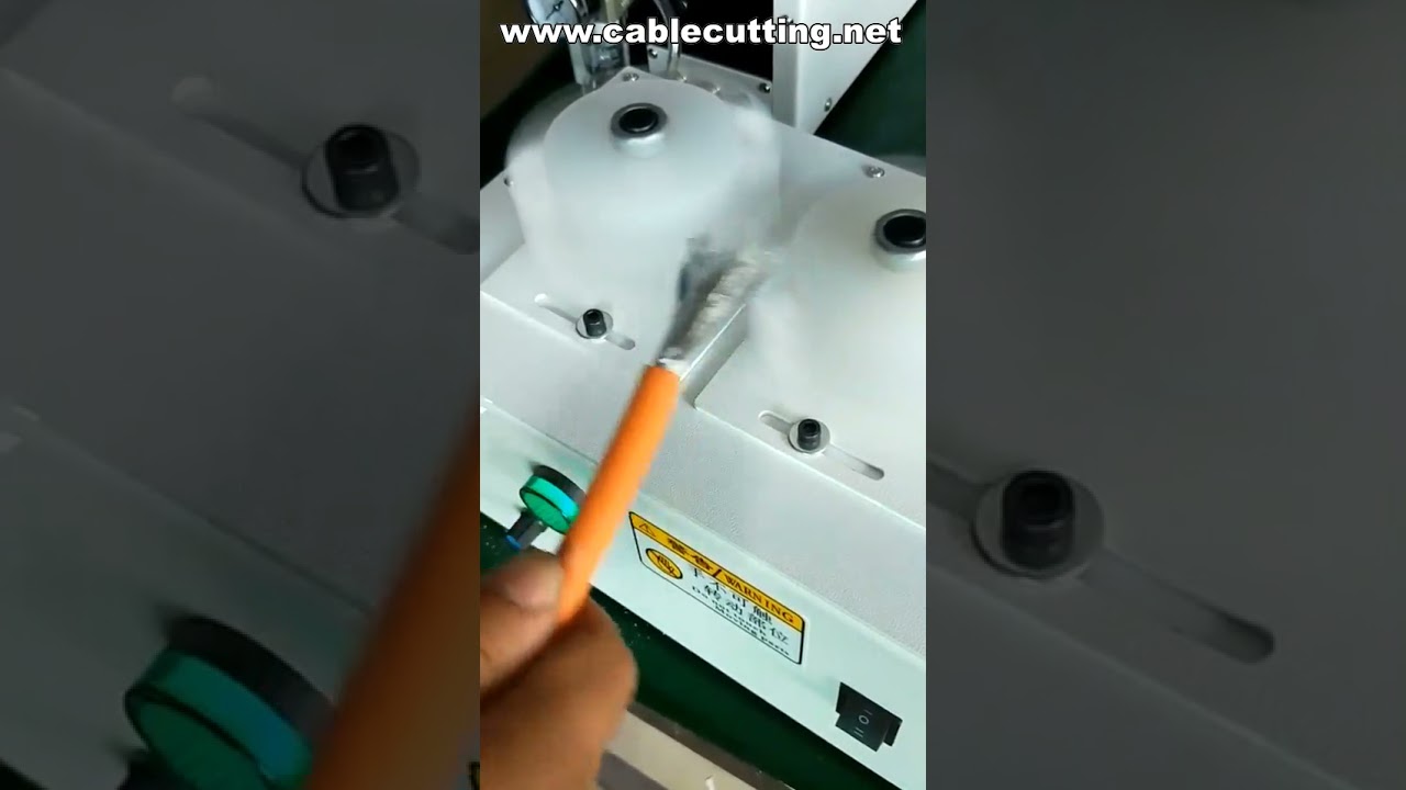 Machine de brossage réseau et outil de division de couche de blindage – Équipement de précision pour câbles