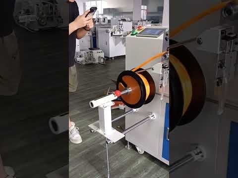 Machine automatique de comptage, triage, coupe, bobinage et enroulement de tubes pour câbles haute charge (1mm à 15mm)