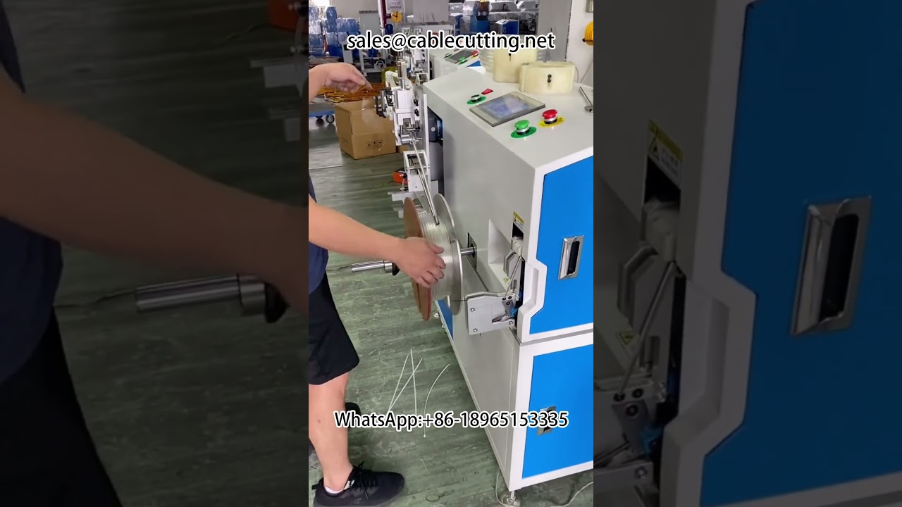 Machine de comptage et d'enroulement de tuyau PU en bobine creuse sur disque plastique | Tuyau pneumatique #tuyau #pneumatique