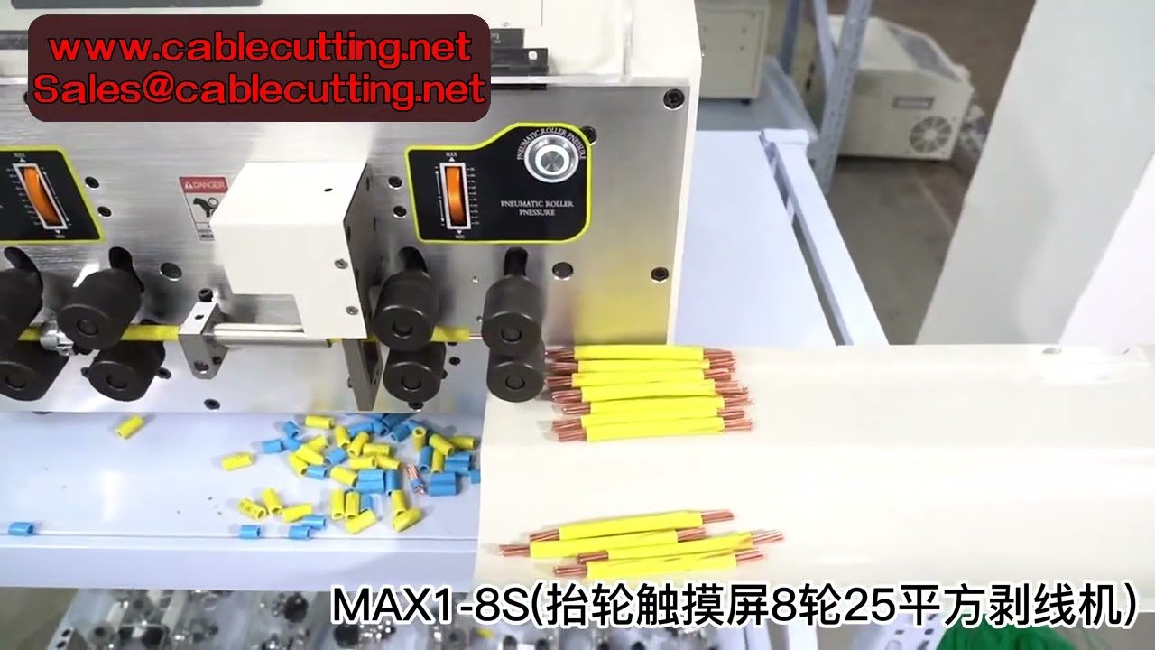 Machine à dénuder et couper automatique – Câble 0,2 à 70 mm² avec 48 roues K