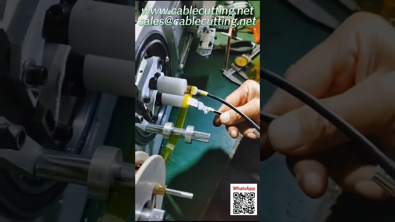 Machine d'emballage de câbles HDMI sous film rétractable | Machine à gaine thermorétractable