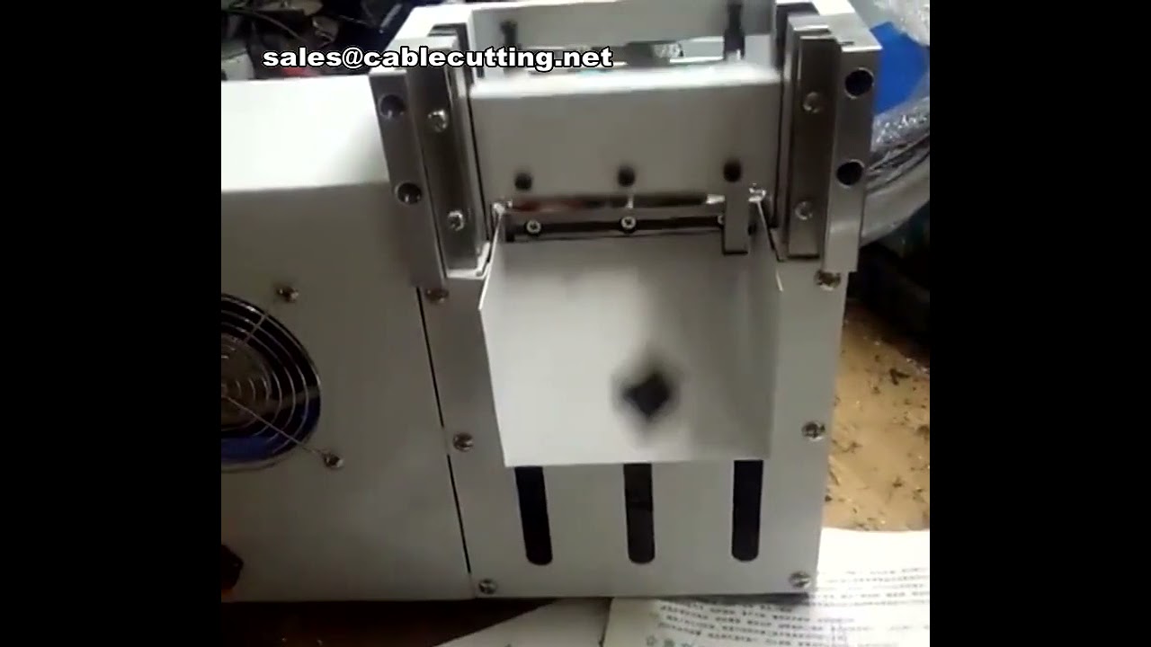 Machine de coupe de tubes à microprocesseur : gaine thermorétractable, PVC, cuivre, aluminium - Découpe automatique de précision
