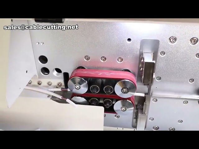 Machine à dénuder gaine intérieure et extérieure, coupe et redresse fil automatique