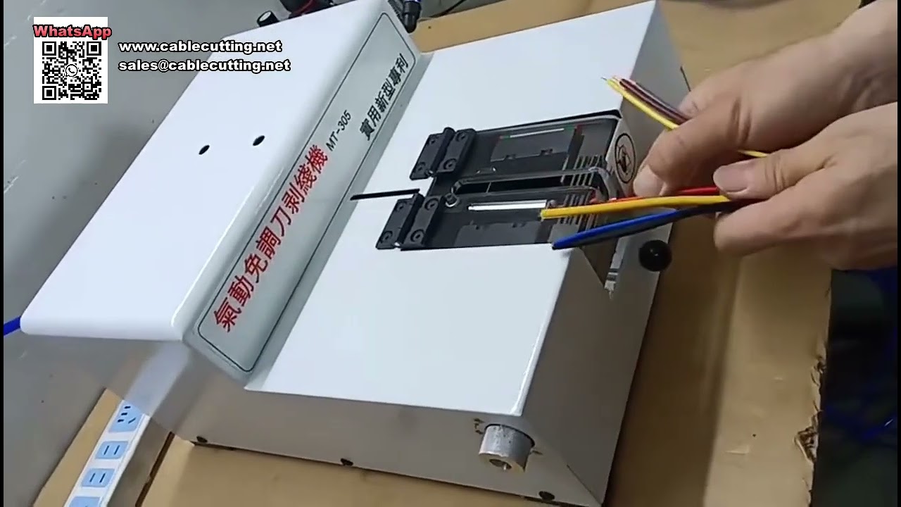 Dénudeur pneumatique pratique : lame sans réglage pour câble rapide