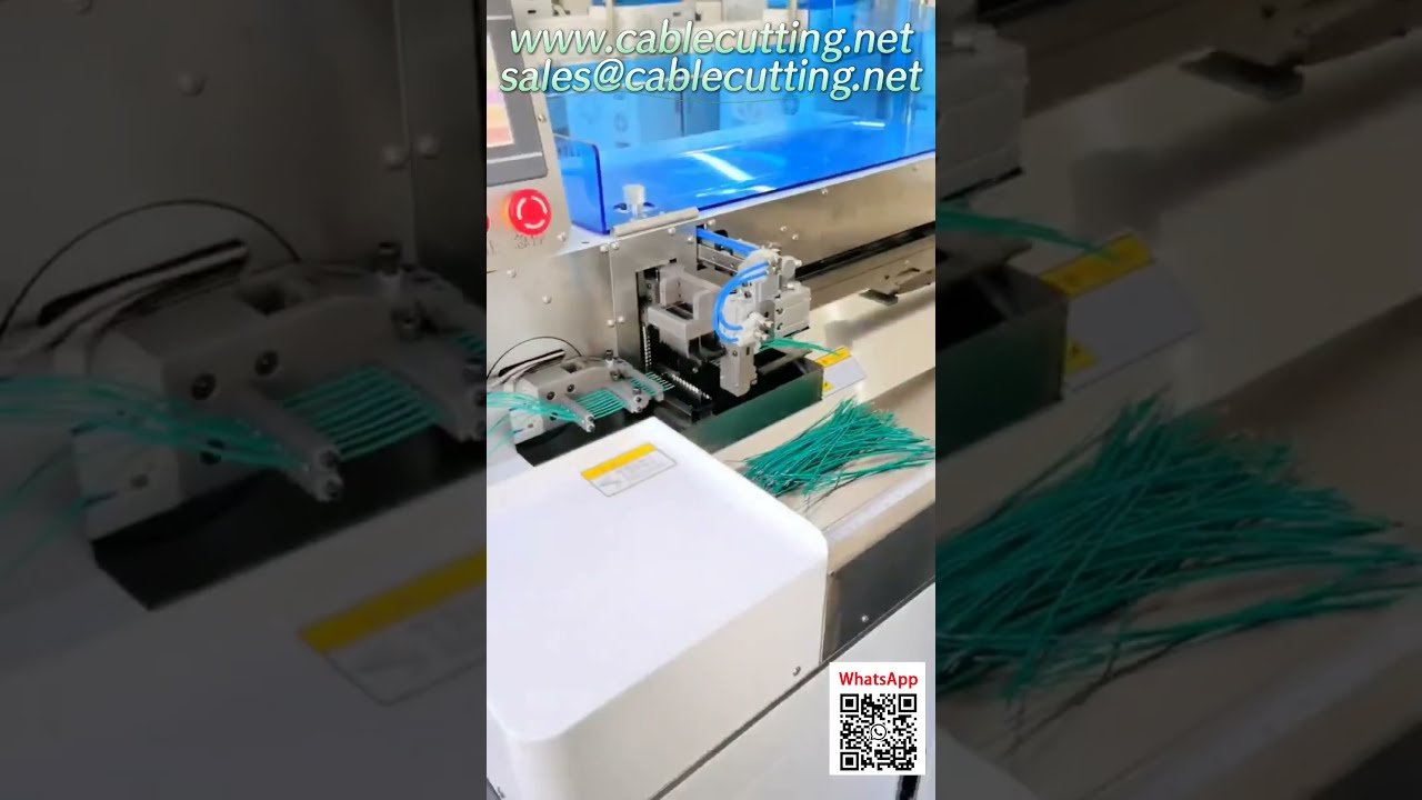 Machine d'étamage automatique double tête pour 8 fils 26AWG - Prêt à l'emploi