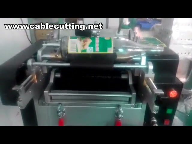 Machine à étiqueter manuelle à colle humide pour bouteilles et pots ronds – Étiqueteuse papier