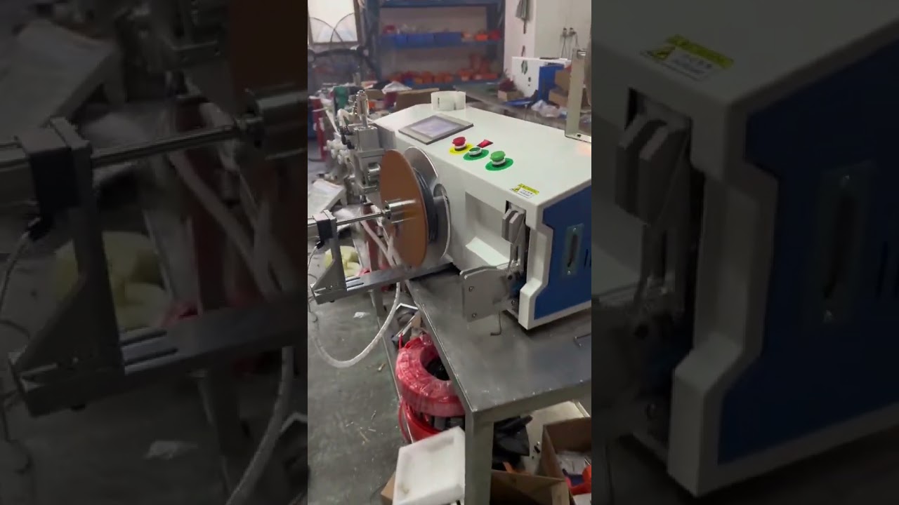 Machine de bobinage et ligature de fil sur table – Pour cordons d’alimentation et câbles