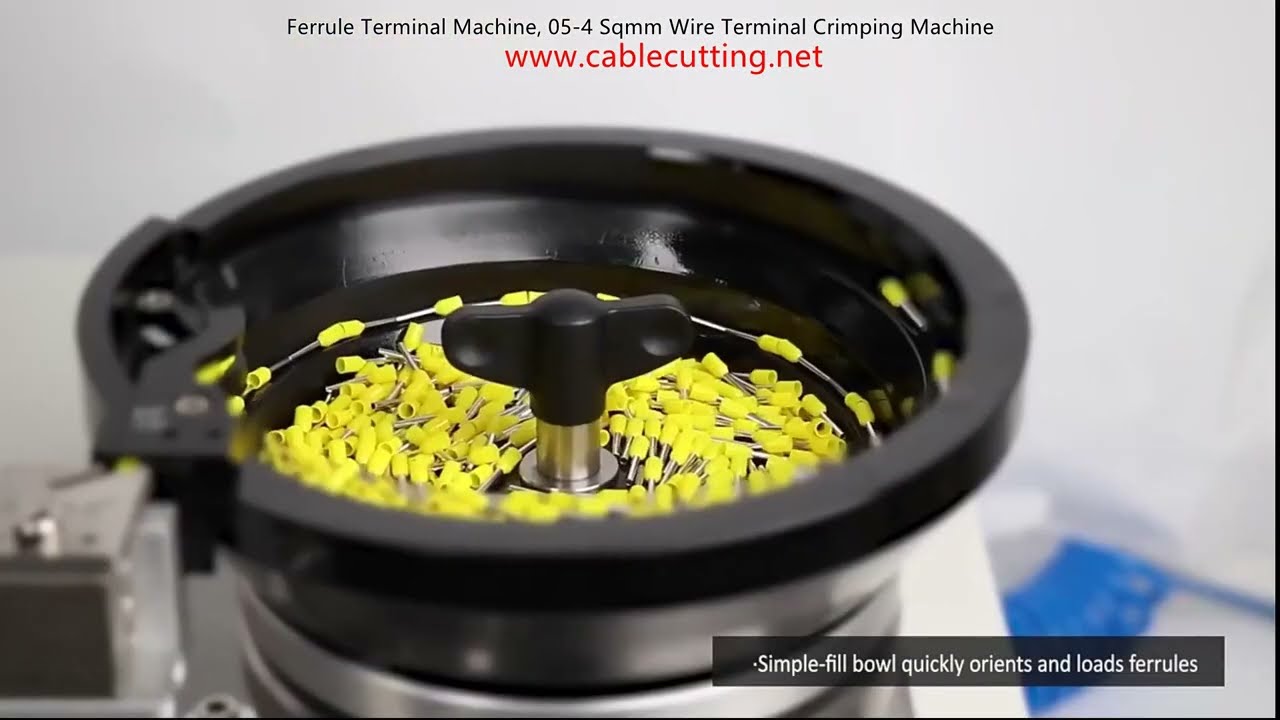 Machine à sertir les embouts, de 0,5 à 4 mm² pour câbles
