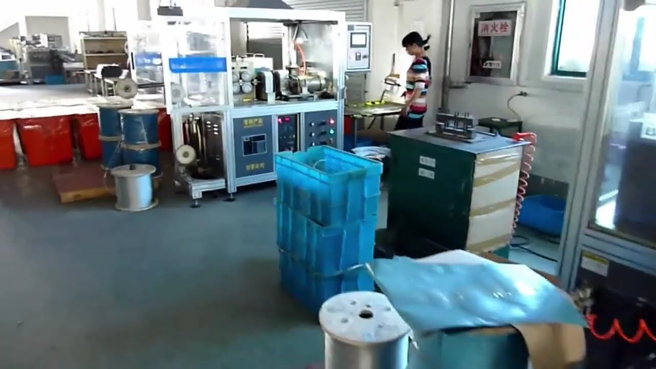 Machine de coupe et fusion de câbles métalliques – Automatisation industrielle