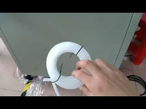 Machine WPM 02SL : coupe, bobinage et ligature de tubes PVC flexibles