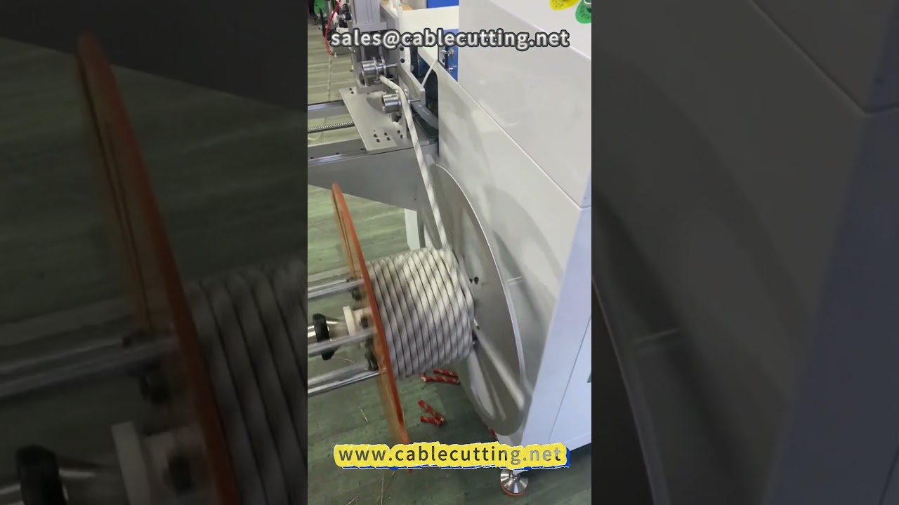 Machine de chauffage et découpe automatique 9 postes - Corde de sécurité, bobineuse, câble électrique