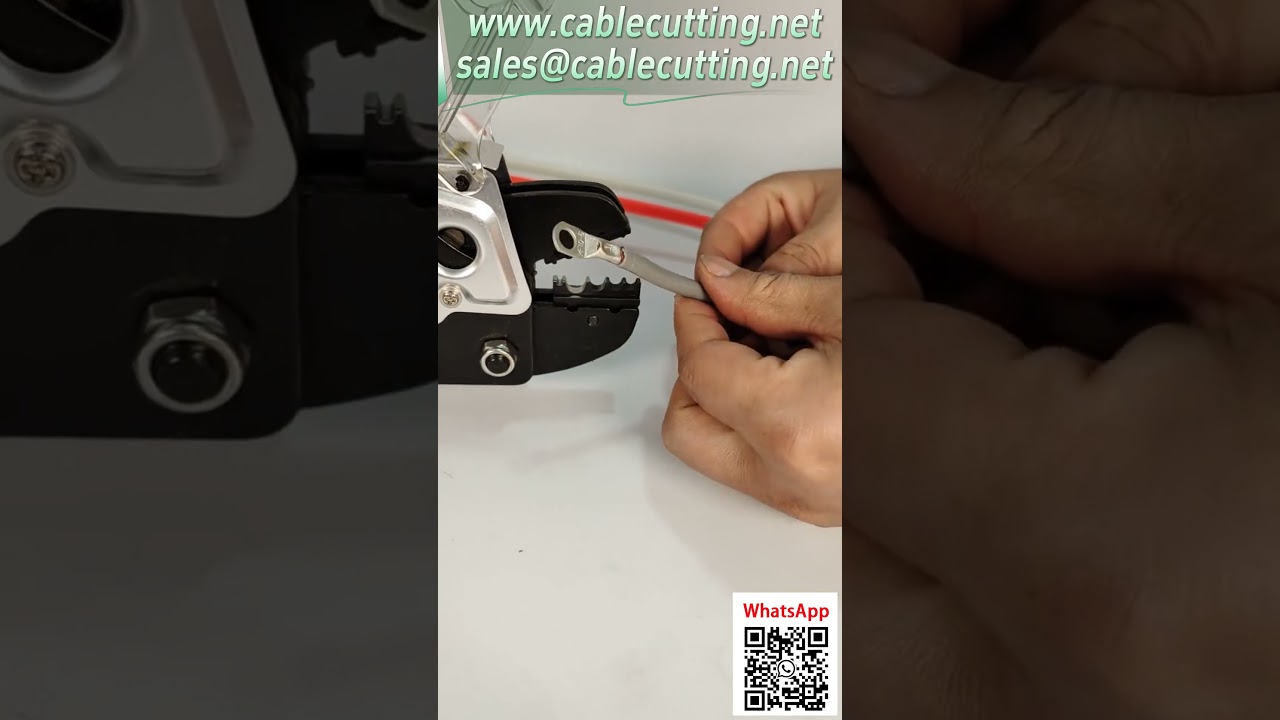Pince à sertir pneumatique AM-10 | Sertissage ponctuel de cosses nues 0,5-10 mm² | Matrice personnalisée #équipementdautomation