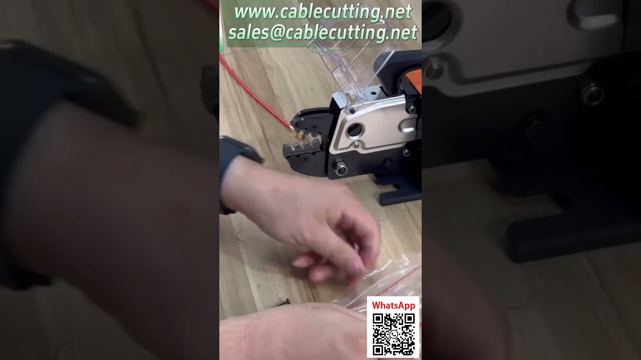 Machine de sertissage de bornes pneumatique – Électrovanne intégrée pour vitesse et productivité
