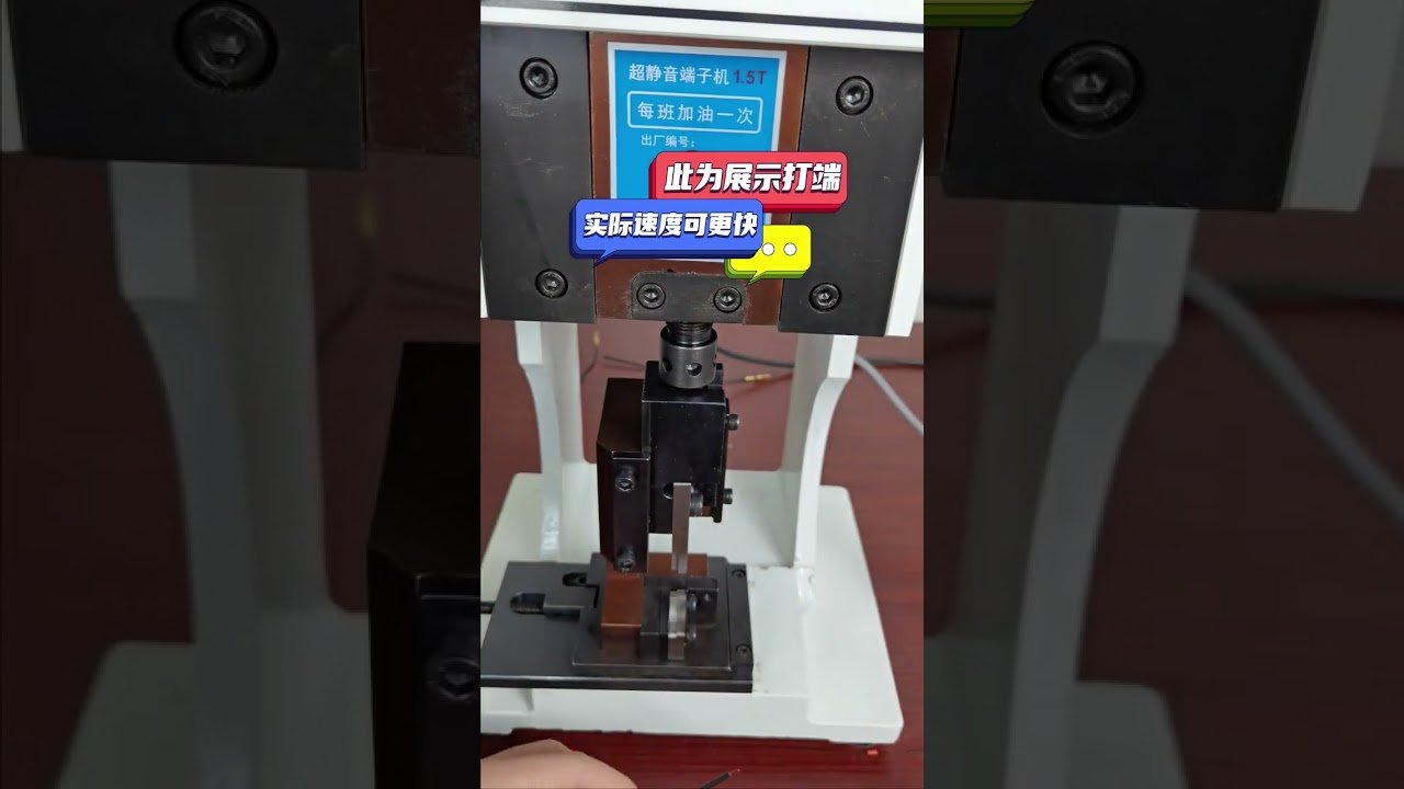 Machine à sertir les terminaux 1,5T avec moule à grain unique : simple et efficace