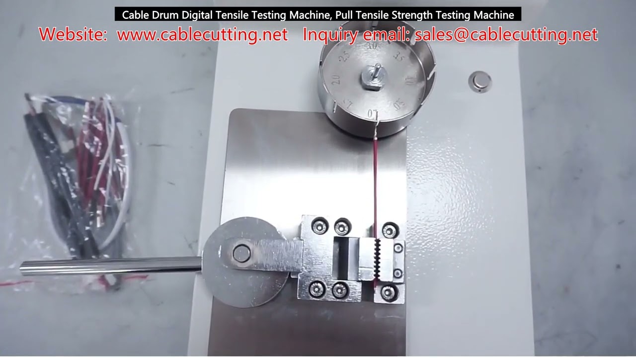 Machine d'essai de traction numérique pour tambour de câble – Testeur de résistance à la traction