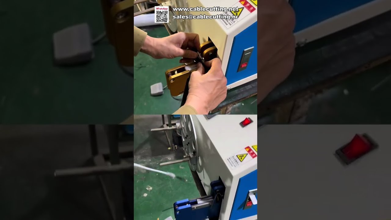 Machine semi-automatique d'enroulage et de liage de fils | Équipement industriel performant