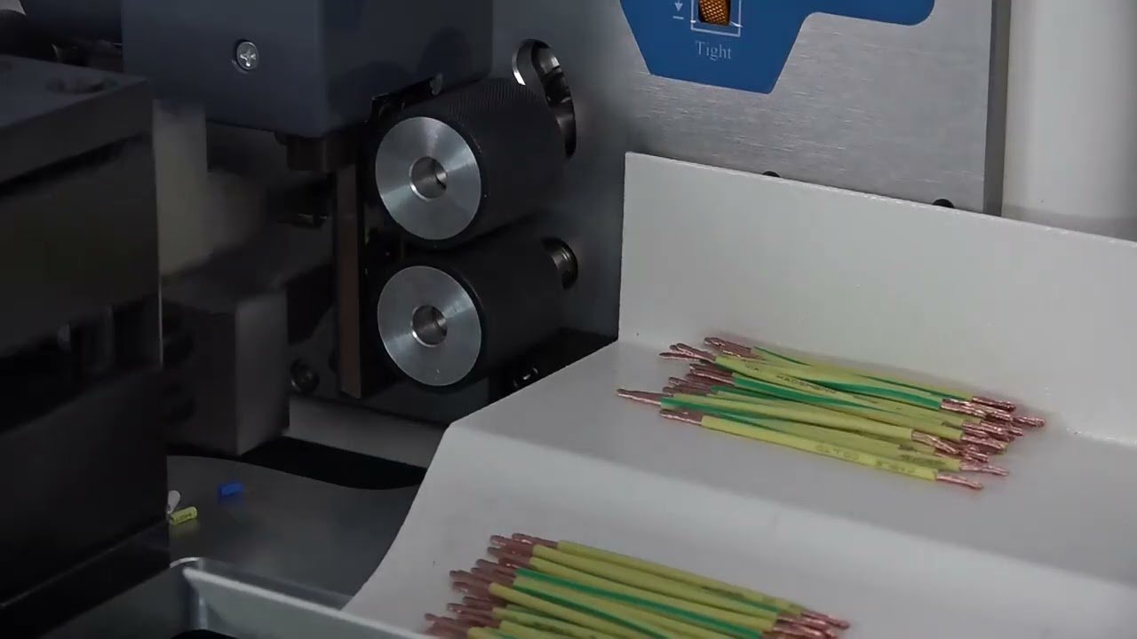 Machine à dénuder double et simple fil avec fonction de torsion - 904NB / 904N écran tactile Cu