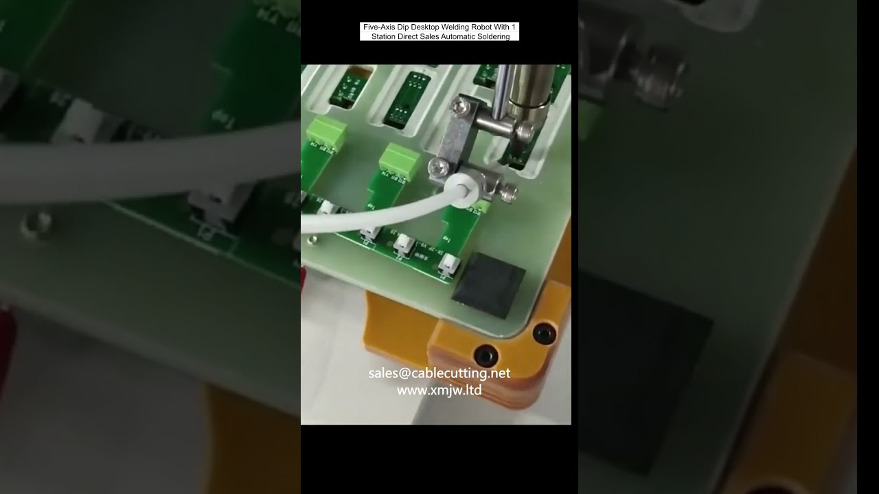 Robot de soudage dip à 5 axes avec 1 station – Brasage automatique direct pour industrie