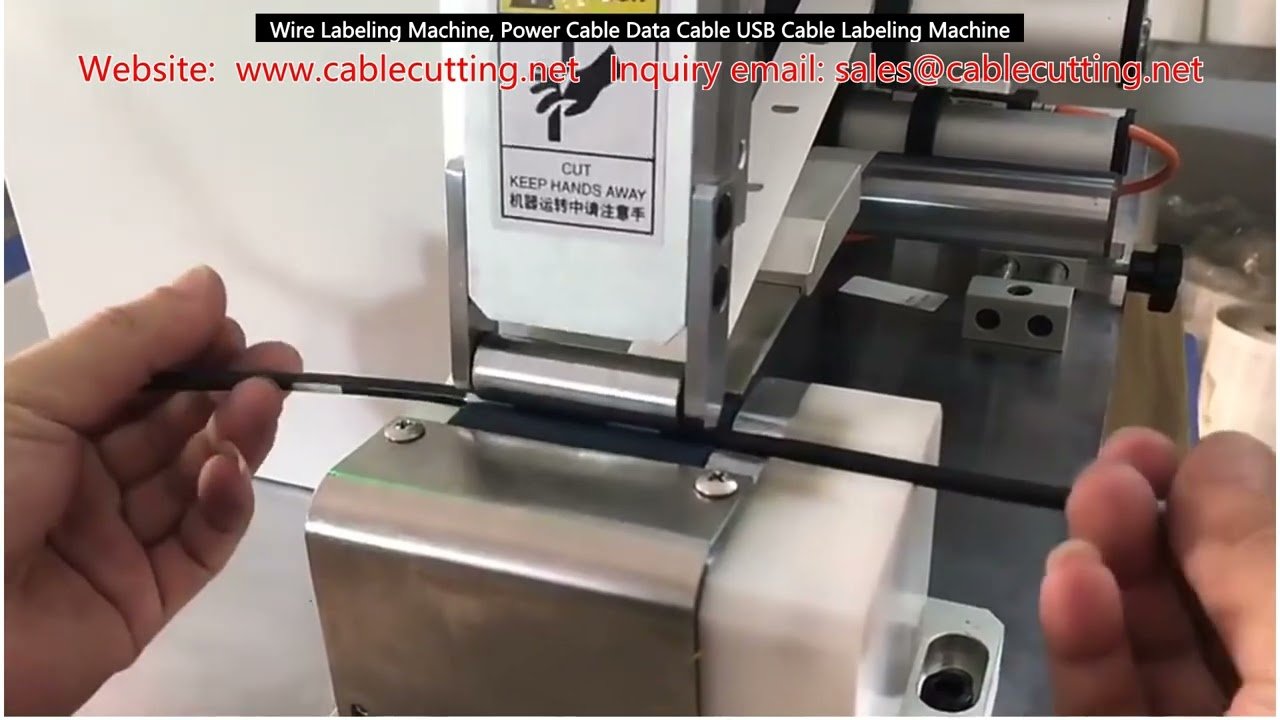 Machine d'étiquetage de câbles - Identifiez câbles d'alimentation, données et USB
