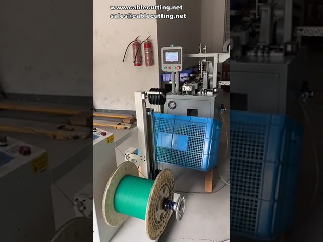 Machine de déroulage 60KG, machine de coupe et dénudage de fil, machine de coupe de tuyau, machine à bornes - Solution d'automatisation
