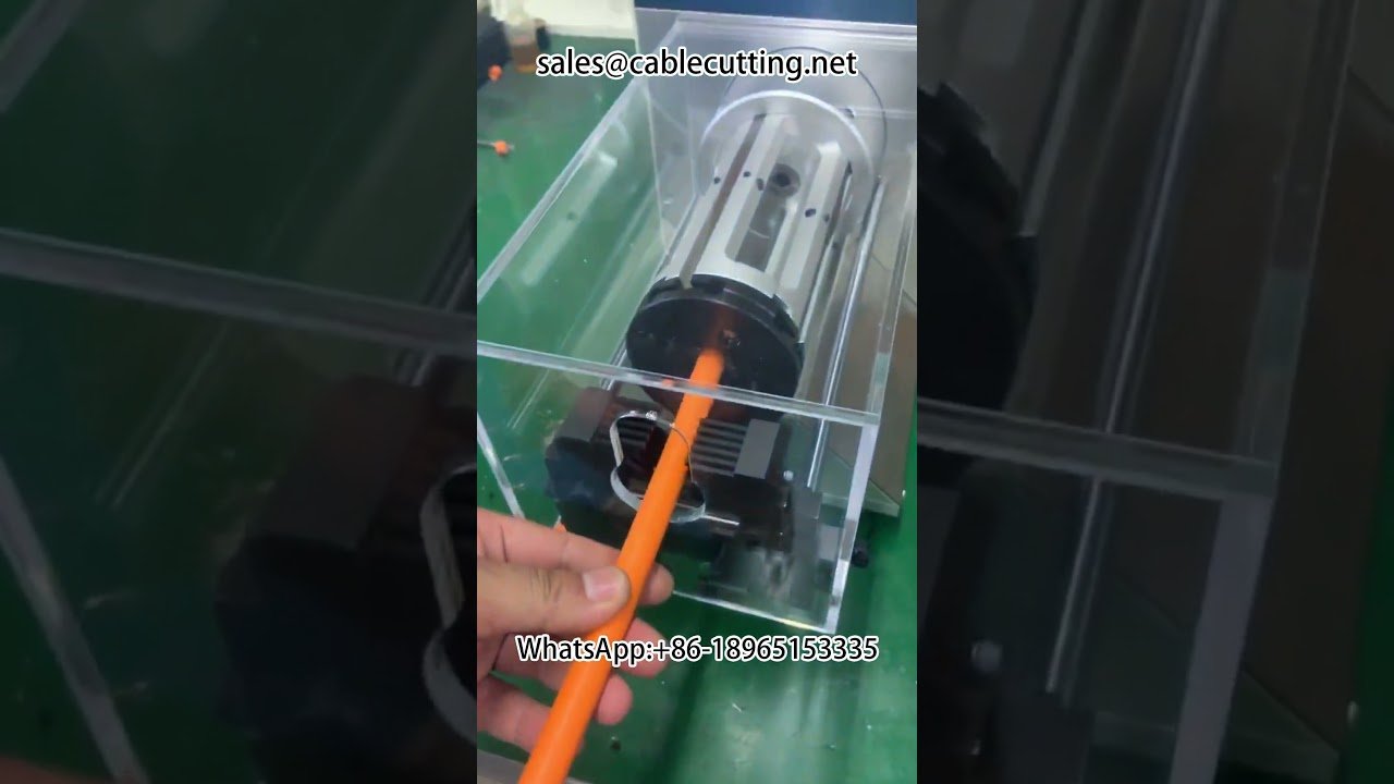 Machine à dénuder automatique pour câbles coaxiaux | Équipement d'automatisation industrielle