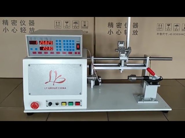 Machine à bobiner automatique LY-830 - Distributeur de fil à plateau rotatif piloté par ordinateur