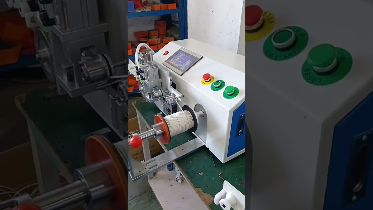Bobineuse multifonction pour fils : manie les bobines creuses et plastiques avec comptage précis #usine