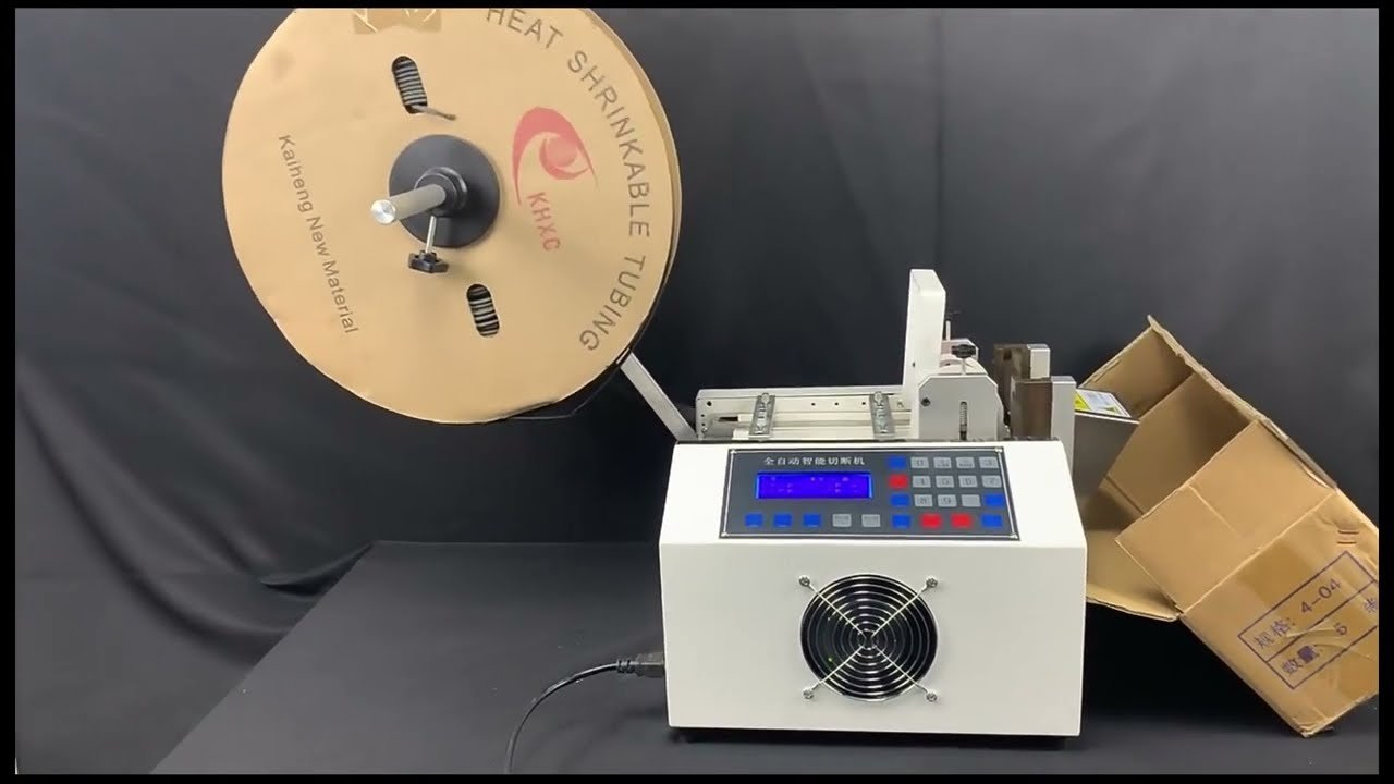 Coupe-gaine thermorétractable automatique - Machine de découpe de tubes rétractables