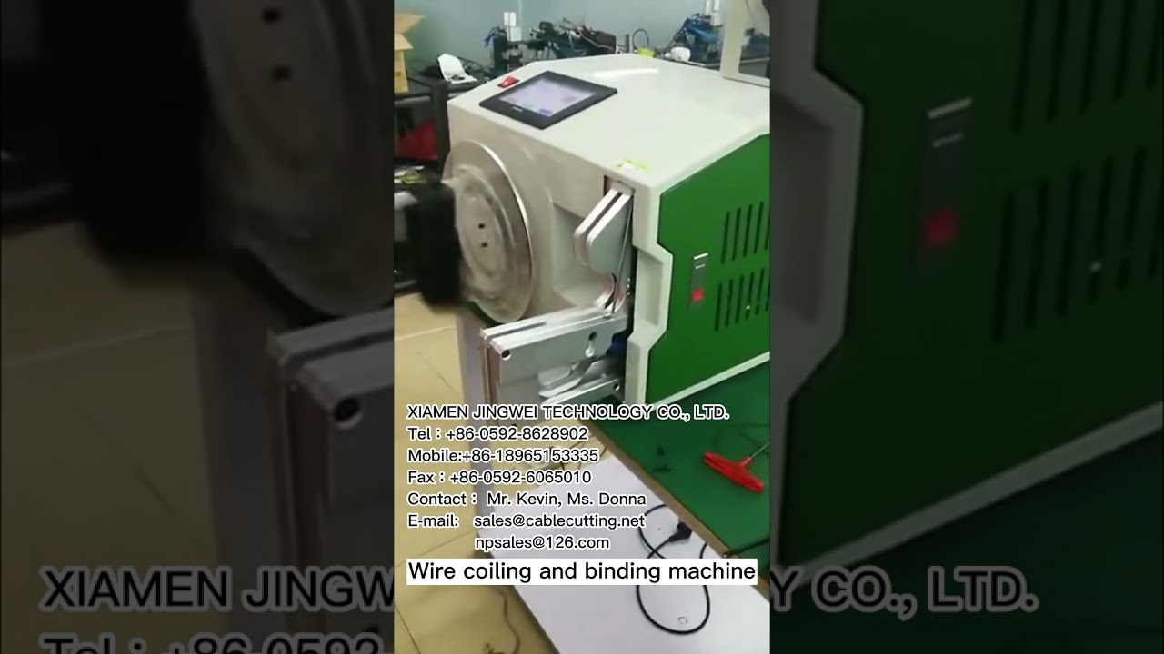 Machine de bobinage et de ligature automatique pour fils
