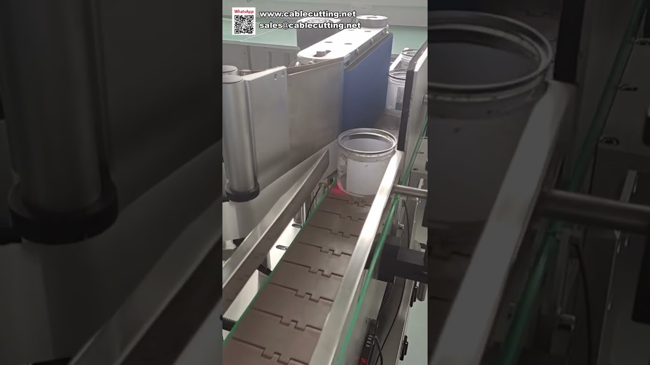 Machine d'étiquetage automatique pour bouteilles rondes - Applicateur d'étiquettes haute performance